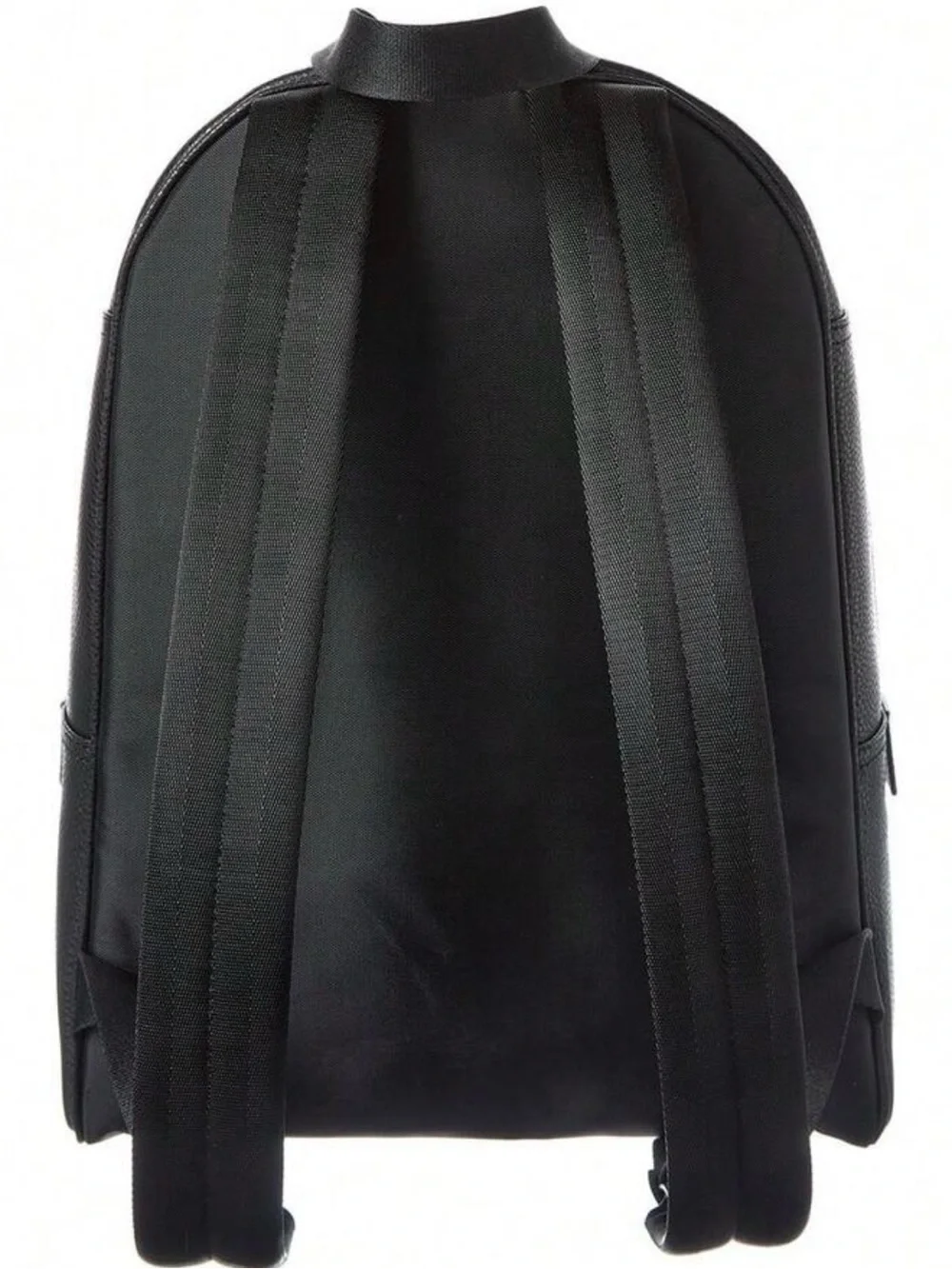 Marc Jacobs Black Pebbled Leather Mini Backpack with Silver Hardware